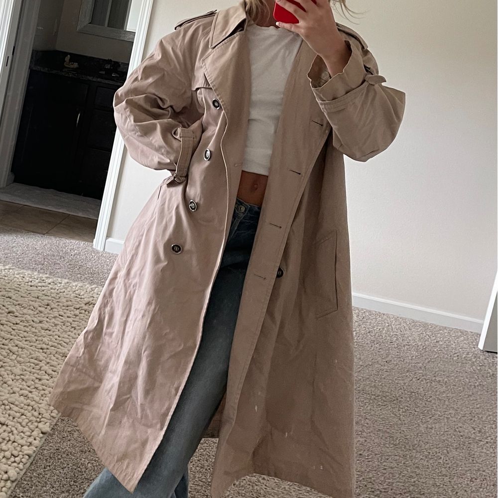 Vintage‎ London Fog Classic Belted Trench Coat